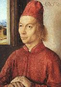 Dieric Bouts Portrait of a Man oil on canvas